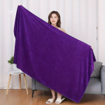 Luksuslik Mikrokiud Vannir&auml;tik - Pehme, Kiire Kuivamine, Imav, Tamsiai violetinė-180,09cm*80,01cm