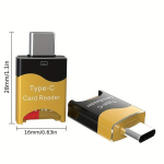 T&uuml;&uuml;p-C Kaardilugeja USB3.1 OTG Adapteri Micro SD TF M&auml;lukaart Samsung Galaxy Xiaomi jaoks.