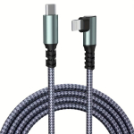 LAIHONEN USB-C to Lightning Kiirkaabel, MFi Sertifikaadiga, Nailon Lamekaabel.