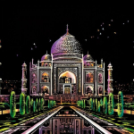 2tk, Kraapimiskunst Vikerkaarekraapimispaber T&auml;iskasvanutele, Must Kraabitav Paber, S&uuml;nnip&auml;eva Kingitus., Taj Mahal