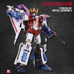 YOLOPARK Trafod Starscream Kroonimine 3D Metall Pusle Komplekt &ndash; Kvaliteetne Kogumismudel, DIY K&auml;sit&ouml;&ouml;, Vanus 14+, Generatsioon 1