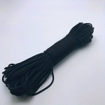 50/100ft 2mm L&auml;bim&otilde;&otilde;duga K&ouml;is DIY Punutud K&auml;ev&otilde;rudele Matkamiseks V&auml;litingimustes., Juoda