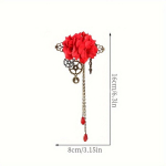 Retro Gooti Steampunk-stiilis Pross, Roosi Pross variant-61703, Raudona