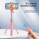 Selfiepulk, Teleskoopstatiiv, Kerge, Kaasaskantav, Sobiv Erinevatele Telefonidele