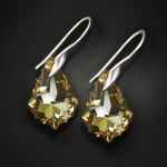 Naiste h&otilde;bedased k&otilde;rvar&otilde;ngad DiamondSky "Baroque IV (Golden Shadow)" Swarovski kristallidega
