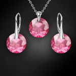 Naiste ehete komplekt &bdquo;Marianne (Rose)&ldquo; koos Swarovski kristallidega