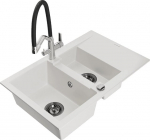 Graniidist k&ouml;&ouml;givalamu Mexen Gaspar koos segisti ja sifooniga, White+Black/Chrome