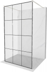 Walk-in du&scaron;isein Mexen Kioto, Brushed nickel, must muster, 120 x 200 cm