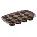 Muffin pan - PYREX - 1452002 - Carbon steel - Non-stick - 12 holes