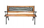 Puidust aiapink 126x52x73.50 cm