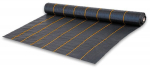 Agroplėvelė nuo piktžolių Bradas, 90 g/m&sup2;, 0.8 x 100 m, juoda
