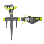 Maasse torgatav pulseeriv sprinkler Bradas LIME LINE