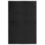 vidaXL uksematt pestav, must, 120 x 180 cm