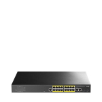 Cudy switch GS2018PS2 Managed L2 Gigabit Ethernet (10/100/1000) Power over Ethernet (PoE) 1U must