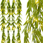 LED-girland Ruskuse kunstlehtedega, valgusdekoratsioon Springos CL4125