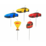 K&uuml;&uuml;nlad "car racing", 5 tk., 3cm