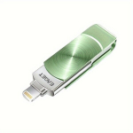 USB pulk EAGET [MFi sertifitseeritud] USB-m&auml;lupulk, v&auml;lk port, maht: 64GB/128GB/256GB, kiir&uuml;lekanne, Žalias