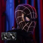 Marveli &Auml;mblikmees T&auml;ismask - Originaal Anime Kossplay, K&otilde;ikhooaja P&auml;ikesekaitse, Juoda