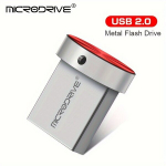 USB pulk MICRODRIVE Kiire USB m&auml;lupulk -, Metallnupp Punane, Sinine, H&otilde;bedane | 4GB kuni 128GB V&auml;lism&auml;lu., Raudona