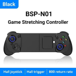 (Juoda)&bdquo;Bsp Gamepad&ldquo; mobilusis žaidimų valdiklis, skirtas &bdquo;Android&ldquo; / &bdquo;IOS&ldquo; / &bdquo;PS4&ldquo; &bdquo;Mando&ldquo;, skirtas Bsp-N01 jungikliui su &bdquo;Bluetooth&ldquo; valdymo teleskopiniu žaidimų pulteliu