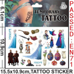 Disney Frozen Printsesside T&auml;toveeringu Kleebised - Anna & Elsa., Cg-001