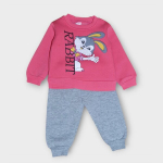 P&uuml;kste ja pluusi komplekt t&uuml;drukutele, roosa