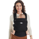 Momcozy ergonoomiline ja kerge beebikandja 3-20kg, must