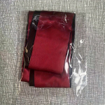 Satiinist Silmamask Uneks Pehme K&ouml;itmine Must ja Punane. , Raudona+Juoda