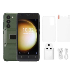Telefon 5,0-Tolline Lukustamata Telefon Vastupidav Android 10 Jaoks 4Gb 32Gb Tugi 2,4G Wifi Face Unlock Fhd Pikk Aku T&ouml;&ouml;iga 3G Nutitelefon 100?240V Roheline &Uuml;hendkuningriigi Pistik