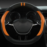 Stiilne D-kujuline Ehtnahast Roolikate - Libisemiskindel, Higiimav, Autos&otilde;idukitele Sobiv. , Furious Orange-D tipo (1855 zom&scaron;os) novatori&scaron;ka automobilio puo&scaron;mena