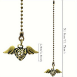 2tk Vintage Ingli S&uuml;dame Ventilaatori T&otilde;mbel&uuml;lid, Topelt Armastuse Disain