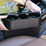Auto Topside Hoidja Kahekordsete Topsisektsioonide ja Hoiuruumiga Plastik Multifunktsionaalne Joogi ja Telefonihoidja. , Juoda