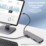 7-in-1 USB-C keskusega 4K HDR, kiirlaadimine.