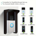 Raudus Valvekaamera Kellakate P&auml;ikesevarjuga - Ilmastikukindel Korpus &Uuml;hildub Ring/Blink/Google Nest/Arlo Uksekelladega.