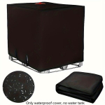 Vastupidav IBC veemahuti kate - 1000L/35198.81oz, UV-kindel Oxford kangas, veekindel ja tolmukindel kaitse. , Juoda