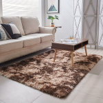 &Uuml;ksik Tie-Dye Kohvi Luksuslikud Pehmed Vaibad, Libisemiskindel Vaip., 100 * 200 cm / 39,37 * 78,74 colio