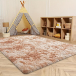 1tk Ruudukujuline Vaip Magamistuppa, Pehme Vaip Lastele, 100 * 200 cm / 39,37 * 78,74 colio
