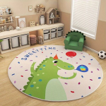 1tk, 119.38cm Vikerkaar &Uuml;mara M&auml;nguvaip, Tohutu Pehme T&auml;hevaip Lasteaiale., Mažasis dinozauras