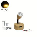 P&ouml;&ouml;rlev LED Lugemislamp USB Laadijaga Matkasuvilale., 3W &scaron;ilta &scaron;viesa