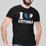 T-s&auml;rk "I love Estonia", Must 1518/3-7125-4004