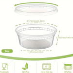 plastikust toidukarbid, 24 tk