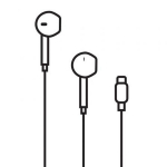 EarPods K&otilde;rvaklapid Lightning-&uuml;hendusega, Stereo Heli, iPhone/iPad/iPod &Uuml;hilduvus, Valged, Mikrofoniga