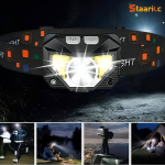 Staaricc LED Pealamp, 1200 Luumenit Laetav, 8 Režiimi.