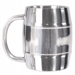 &Otilde;llekruus &bdquo;Barrel&ldquo;, roostevabast terasest, 450 ml, topelt seinaga