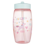 Silikoontilaga pudel Canpol 56/618 Unicorns roosa, 400 ml