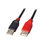 Lindy USB 2.0 Kaabel 5m A-t&uuml;&uuml;pi Must Mees-Naine
