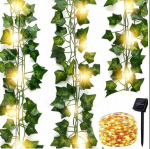 LED v&auml;listingimustes garlandas, kunstlikud efead