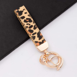Madu Leopaardi Mustri Randmekett V&otilde;tmehoidja Klassikaline PU Nahk Ripats Naisele Mehele (Kruvikeerajaga), Naujas Leopard Print raktų pakabukas