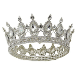 Naljakad kingitused, Crystal Crown Topper | Imeilus balliprintsessi tiaara peapael, valge