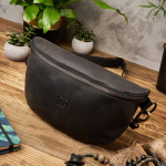 Naiste nahast kotike must v&ouml;&ouml;puss Paolo Peruzzi T-36-BL